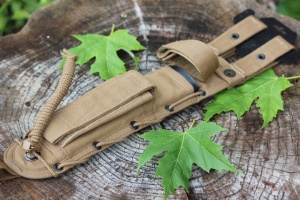 SO Brand Heavy Duty Cordura sheath 8in Brown