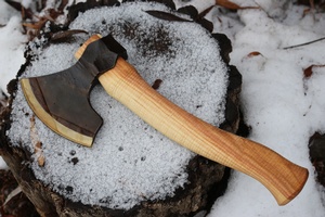 S. Djarv Viking Wood Axe with Leather edge Cover