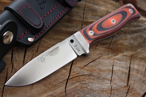 Cudeman MT5 Red and Black Micarta