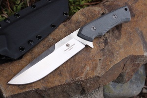 MS Knives Shark Black Canvas Micarta