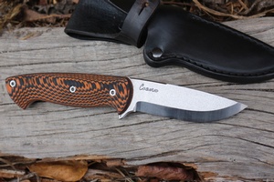 Cosmo Bushcraft 154CM in Suretouch Orange and Black