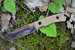 TRC Knives K1S Elmax Natural Micarta Apocalypse #1098 fathers day Sale