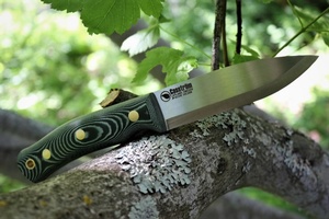 Casstrom Swedish Forest Knife 14C28N No10 Green Micarta