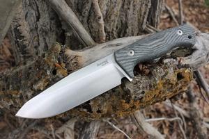 lionsteel T6 K490 Black Canvas Micarta