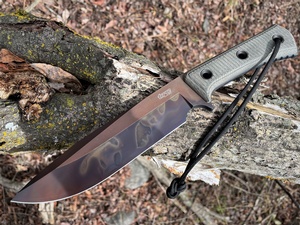 TRC Apocalypse Elmax Green Micarta APOC #3338