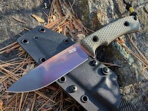 TRC South Pole Elmax Apoc Green Micarta #3670