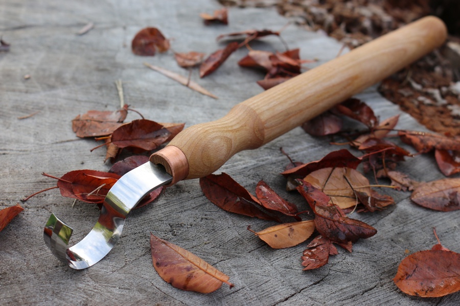 Long Handled Spoon Knife Double edge photo