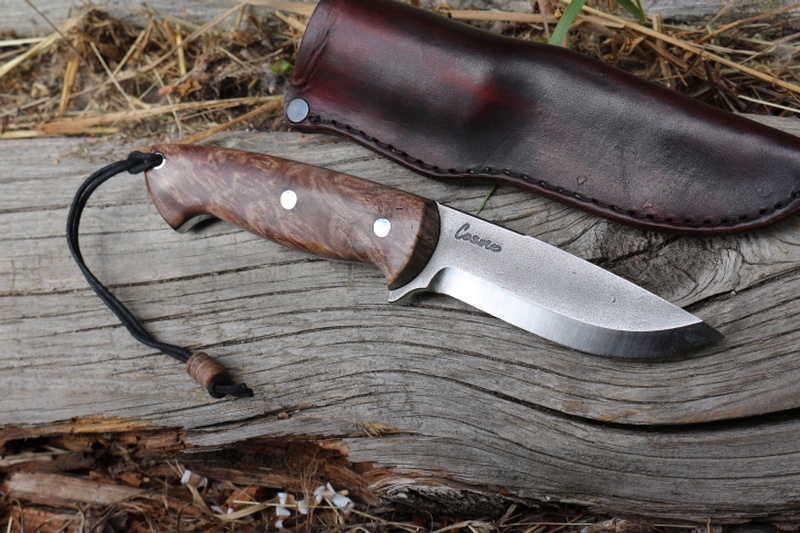 Cosmo Bushcraft 154CM in Maple Burl #1 photo