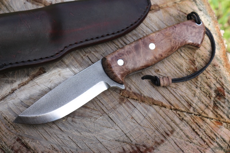 Cosmo Bushcraft 154CM in Maple Burl #2 photo