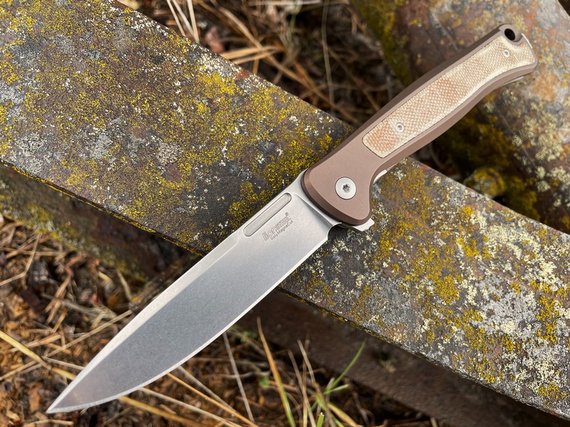 Lionsteel Skinny MAGNACUT Earth Brown Aluminum