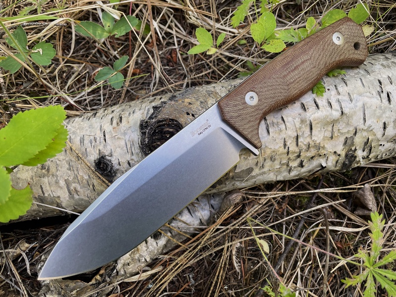 Lionsteel T6 3V Natural Canvas Micarta 