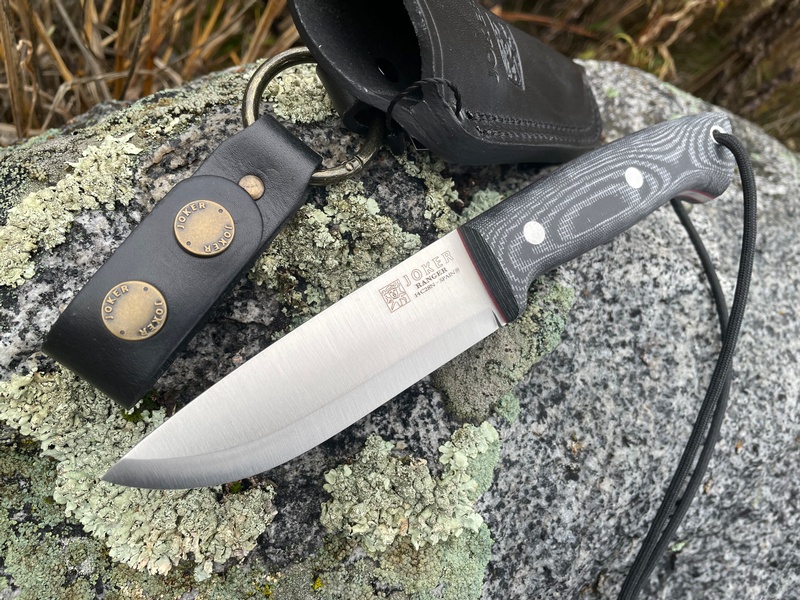 Joker Ranger Black Micarta Scandi