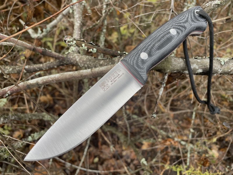 Joker Ranger Black Micarta Flat with Firesteel
