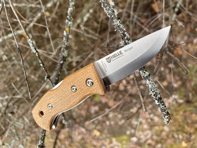 Helle Berget Mustard Jute Micarta