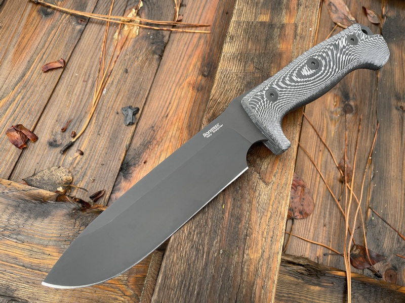 Lionsteel M7 Black Blade Black Canvas Micarta 