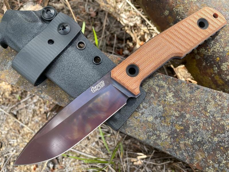 TRC Urban Tactical Elmax Natural Canvas Micarta APOC #357