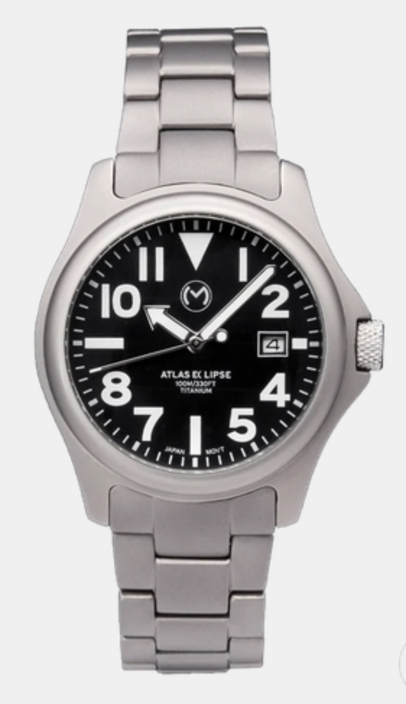 Momentum Atlas Eclipse Solar Black Dial 38mm