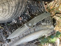 Lionsteel Q4 MAGNACUT Burlap Micarta Photo